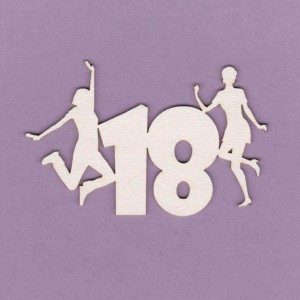 Tekturka 18 Urodziny Crafty Moly 