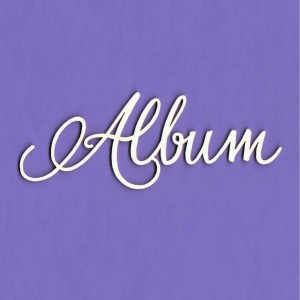 Tekturka Napis - Album Crafty Moly 