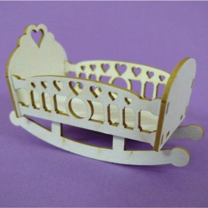 Tekturka 3D Kołyska Crafty Moly 