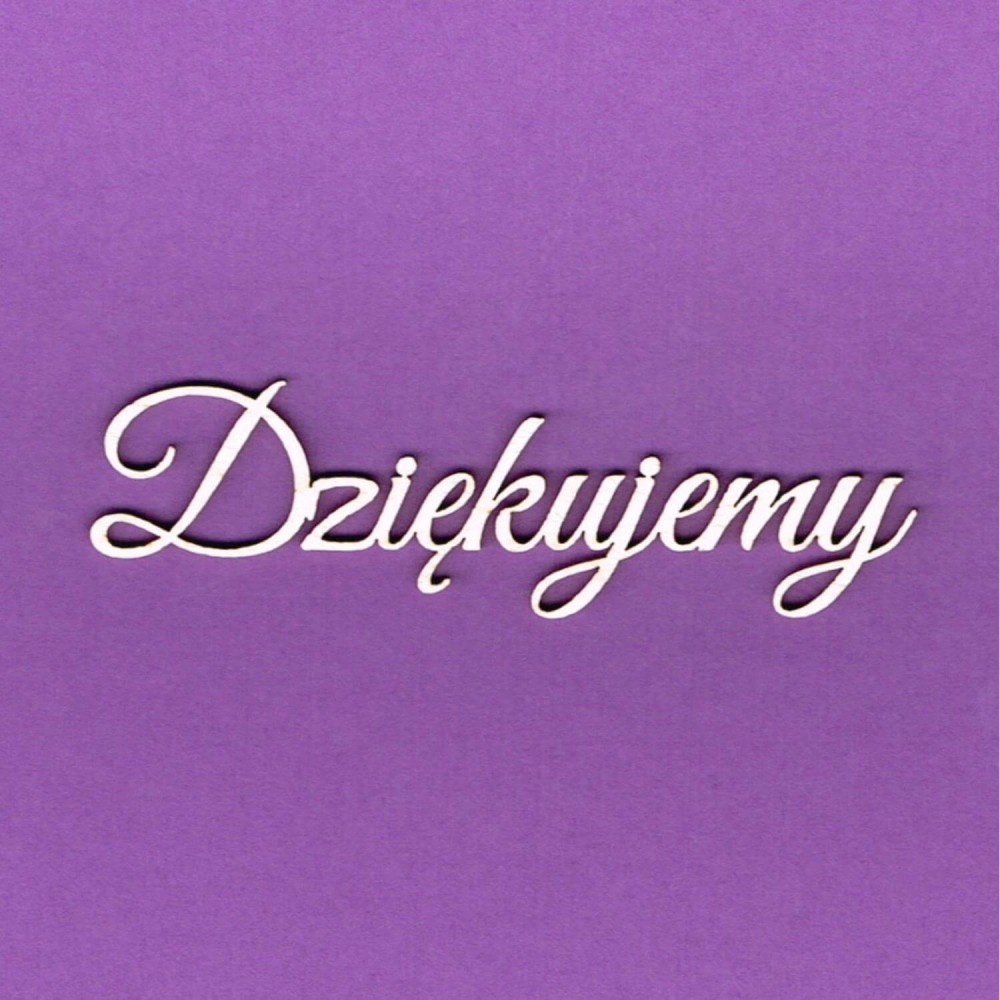 Tekturka Napis - Dziękujemy WYK890.jpg