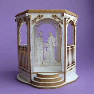 Tekturka 3D Ślubna Altanka Crafty Moly 