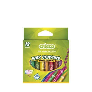 Kredki Świecowe 12 kol. Cricco 