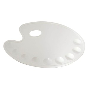 Paleta Malarska Plastikowa Biała Cricco