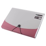 Aktówka A4 z Przekładkami Harmonijka D.rect 5888 Czerwona