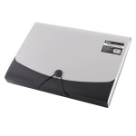 Aktówka A4 z Przekładkami Harmonijka D.rect 5888 Czarna