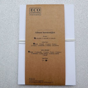 Baza Album Eco Scrap Harmonijka Biała