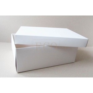 Pudełko 22.2x21.2x8.5cm Eco Scrap Białe