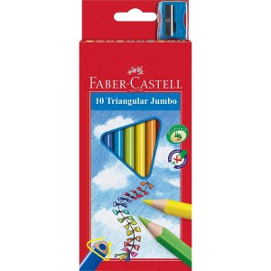 Kredki Ołówkowe Faber-Castell Junior TRIANGULAR 10 kol.