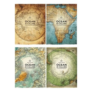 Zeszyt Kratka A5/80 UV Schoolboy Ocean