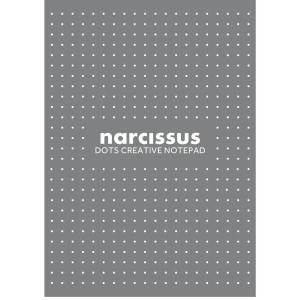Blok w Kropki A4/60 Narcissus Szary