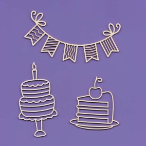 Tekturka Zestaw Urodzinowy 04 Crafty Moly