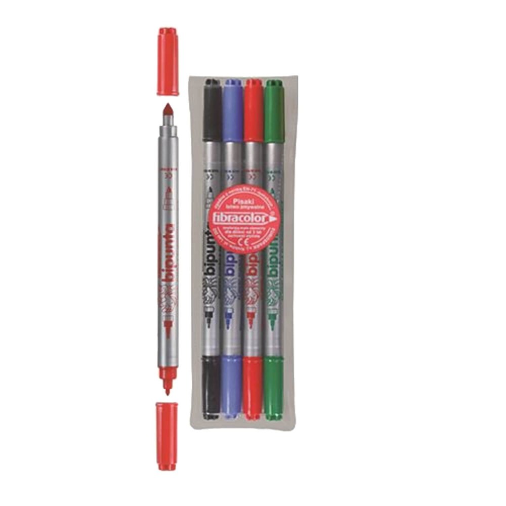 Flamastry Dwustronne 4 kol. Fibracolor Dualpoint.jpg