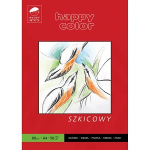 Szkicownik A4/50 90g/m2 Happy Color