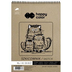 Kołoszkicownik A5/60 Happy Color Młody Artysta 