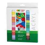 Farby Akrylowe Happy Color 24 kol. 12ml 