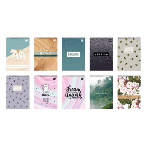 Kołonotes Kratka A6/100 Interdruk