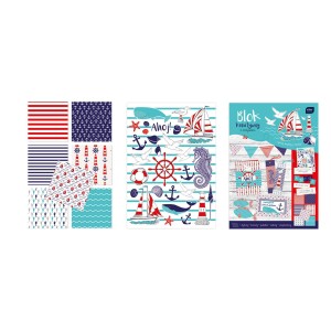 Blok Ozdobny A4/14 Interdruk Motywy Marine