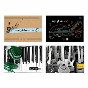 Zeszyt do Nut A4/16 UV Interdruk Poziom