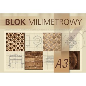 Blok Milimetrowy A3/20 Kreska