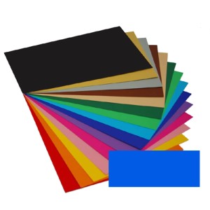 Karton Kolorowy A4 Kreska 170g/m2 Niebieski