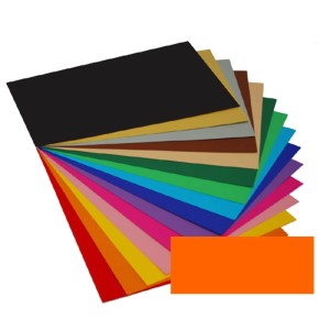 Karton Kolorowy A4 Kreska 170g/m2 Pomarańczowy Fluo