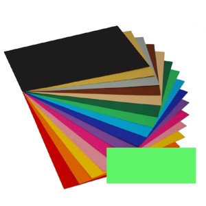 Karton Kolorowy A4 Kreska 170g/m2 Zielony Fluo