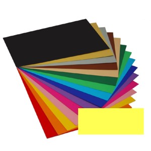 Karton Kolorowy A4 Kreska 170g/m2 Żółty Fluo