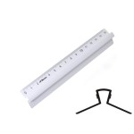 Linijka 15cm Aluminiowa z Uchwytem Leniar 
