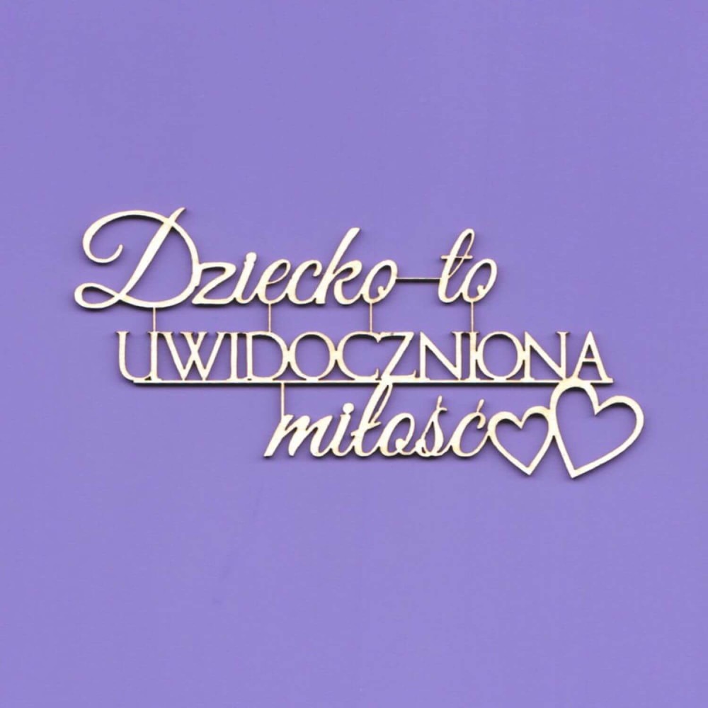 Tekturka Napis - Dziecko to... WYK1456.jpg