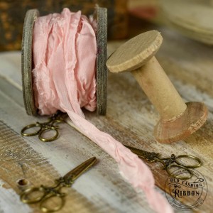 Wstążka Old Fashion Ribbon Róż Pudrowy Jasny