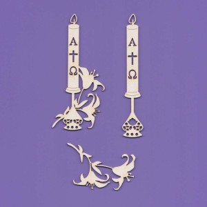 Tekturka Chrzest Zestaw 12 Crafty Moly