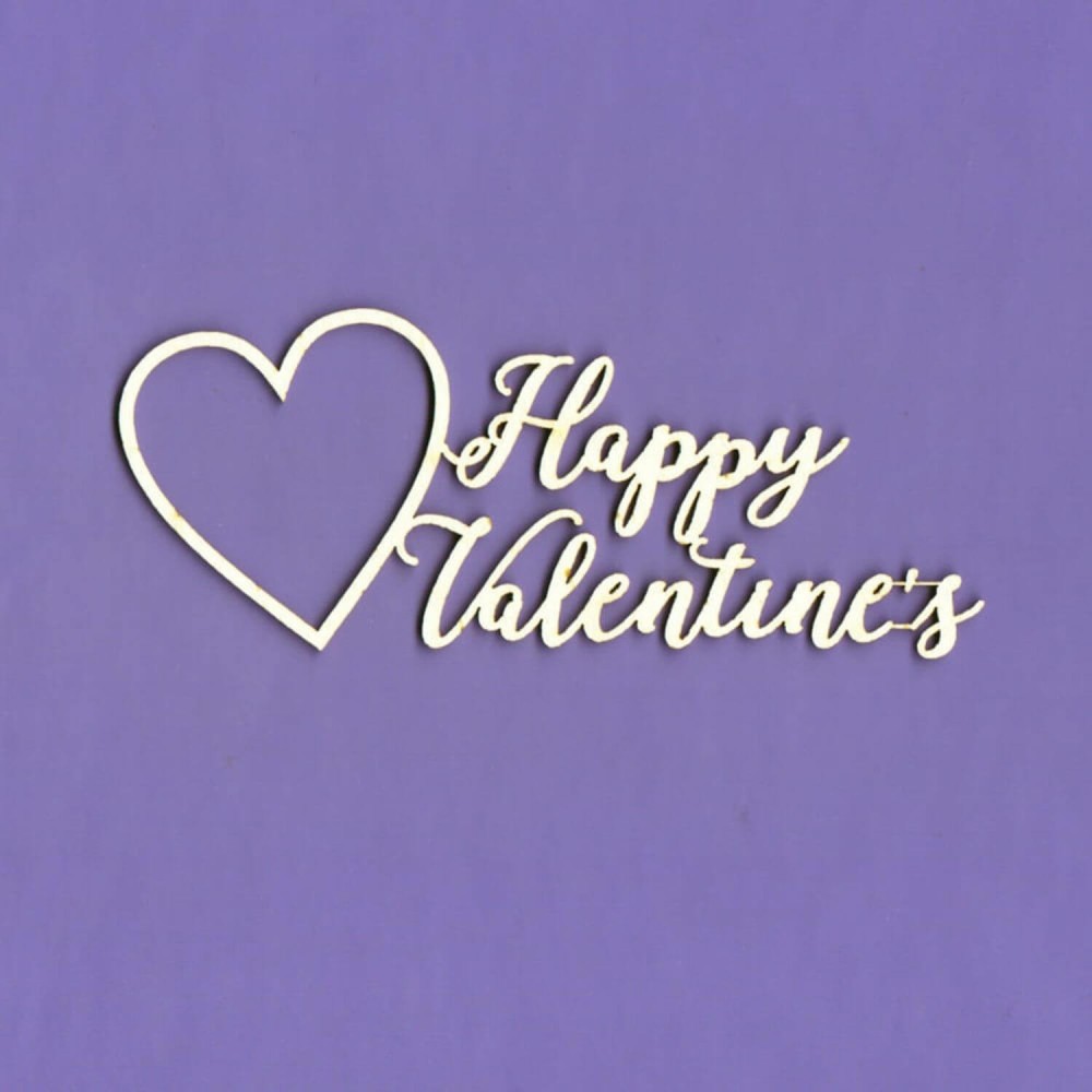 Tekturka Napis - Happy Valentine's WYK367.jpg