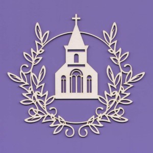 Tekturka Komunia IHS12 Kościół Crafty Moly 