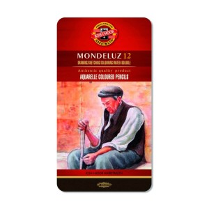 Kredki Akwarelowe Koh-I-Noor Mondeluz 12 kol.