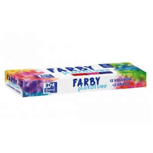 Farby Plakatowe 12+2 kol. Oxford 20ml