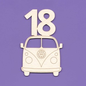 Tekturka Samochód VW Bus 18 Crafty Moly 