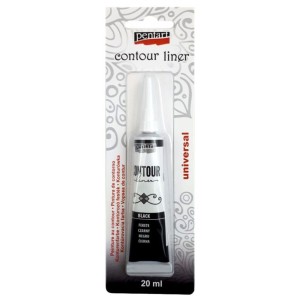 Konturówka Czarna Pentart 20ml 