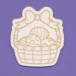 Tekturka Wielkanoc 23 Crafty Moly Koszyczek Pisank