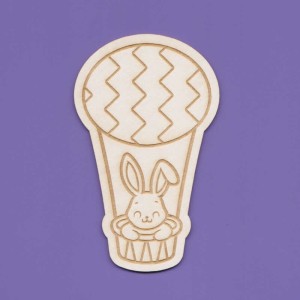 Tekturka Wielkanoc 23 Crafty Moly Króliczek Balon