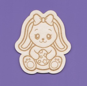 Tekturka Wielkanoc 23 Crafty Moly Króliczek 