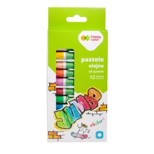 Pastele Olejne Happy Color 12 kol.
