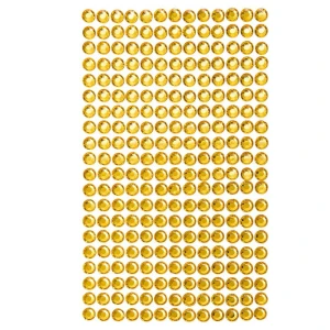 Naklejki DP Craft Kryształy a'260 Żółte