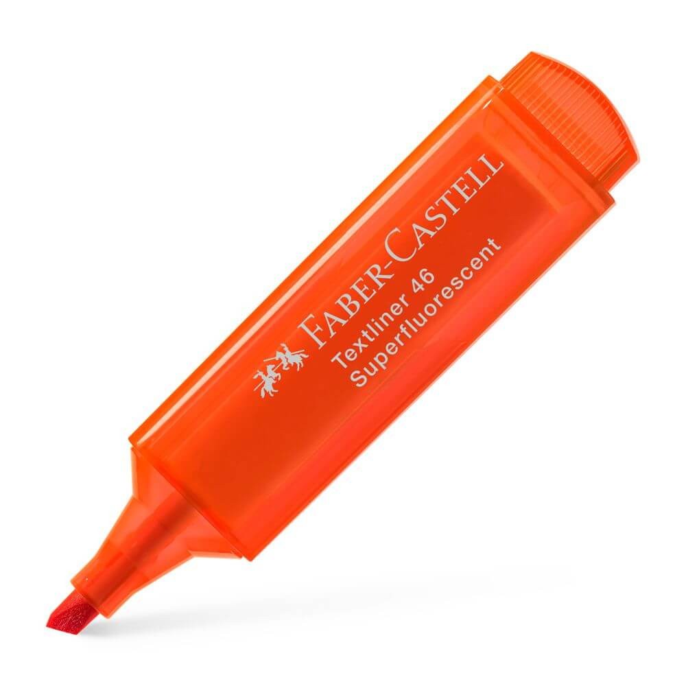 154615 Zakreślacz Faber-Castell 1546 Fluo Pomarańcz.jpg