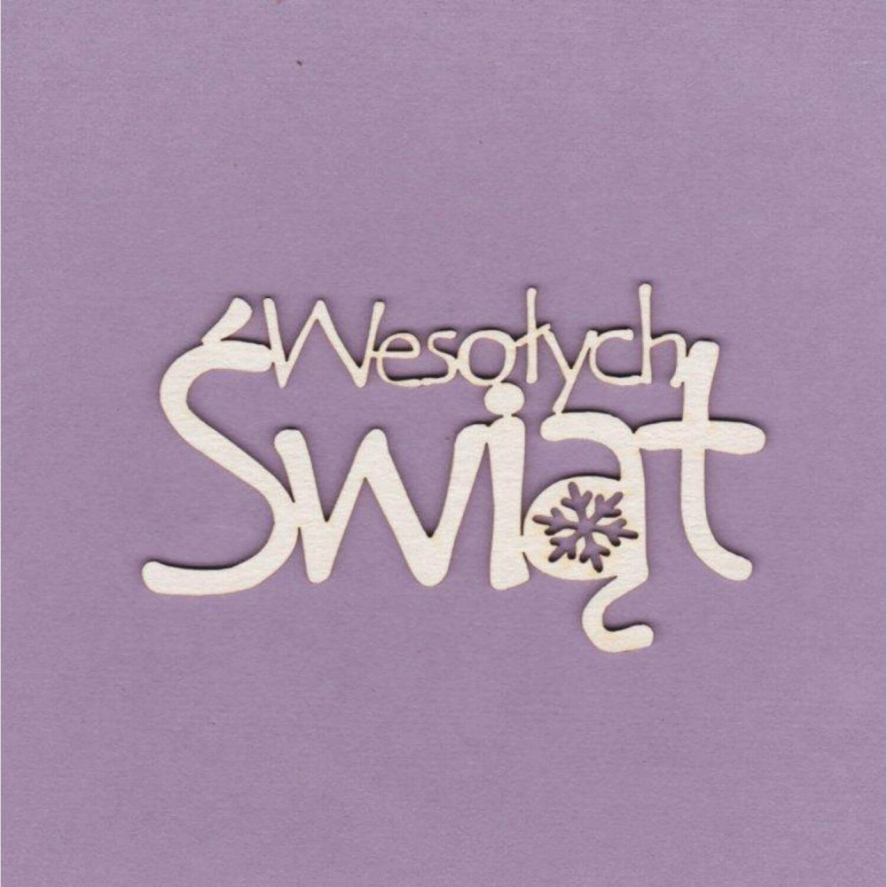 Tekturka Napis - Wesołych Świąt WYK538m.jpg