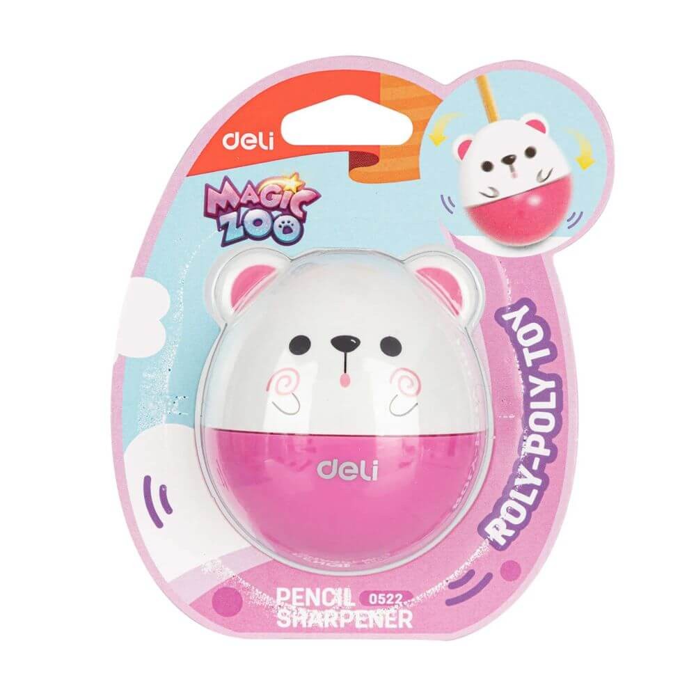0522 PINK Temperówka plast. Deli Animals Różowa 1.jpg