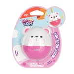 Temperówka Plastikowa 1-otworowa Deli Animals Różowa