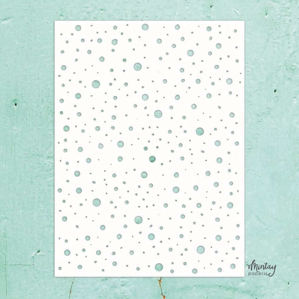 Szablon Maska Mintay 20.3x15.2cm Kropki MTK-STEN-04_DOTS.jpg