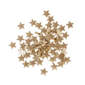 Koraliki DP Craft Gwiazdki Złote 1.5cm 60szt.
