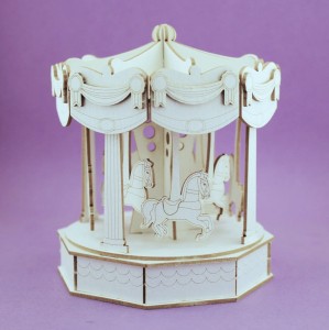 Tekturka 3D Karuzela Crafty Moly 