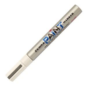 Marker Olejowy Zebra Paint 2.5mm Srebrny
